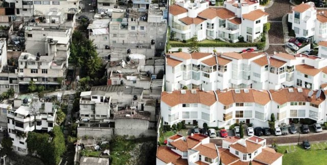 POVERTY JUST A FEW STEPS AWAY FROM LUXURY LIVING